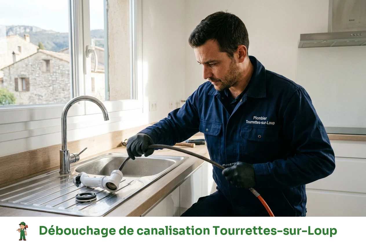 Débouchage de canalisation à Tourrettes-sur-Loup