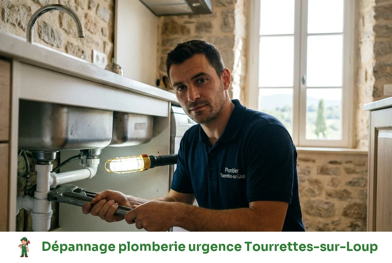 Dépannage plomberie urgence à Tourrettes-sur-Loup