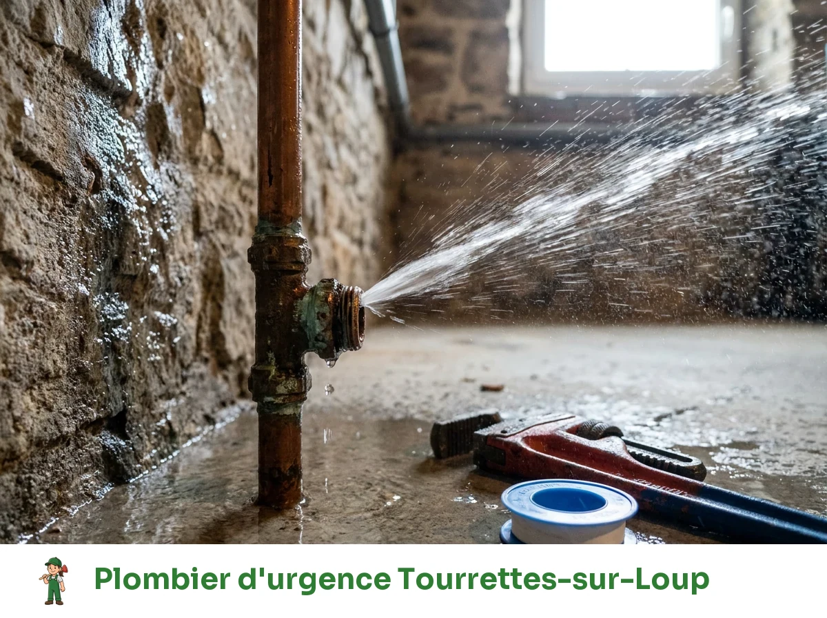 Plombier d'urgence à Tourrettes-sur-Loup
