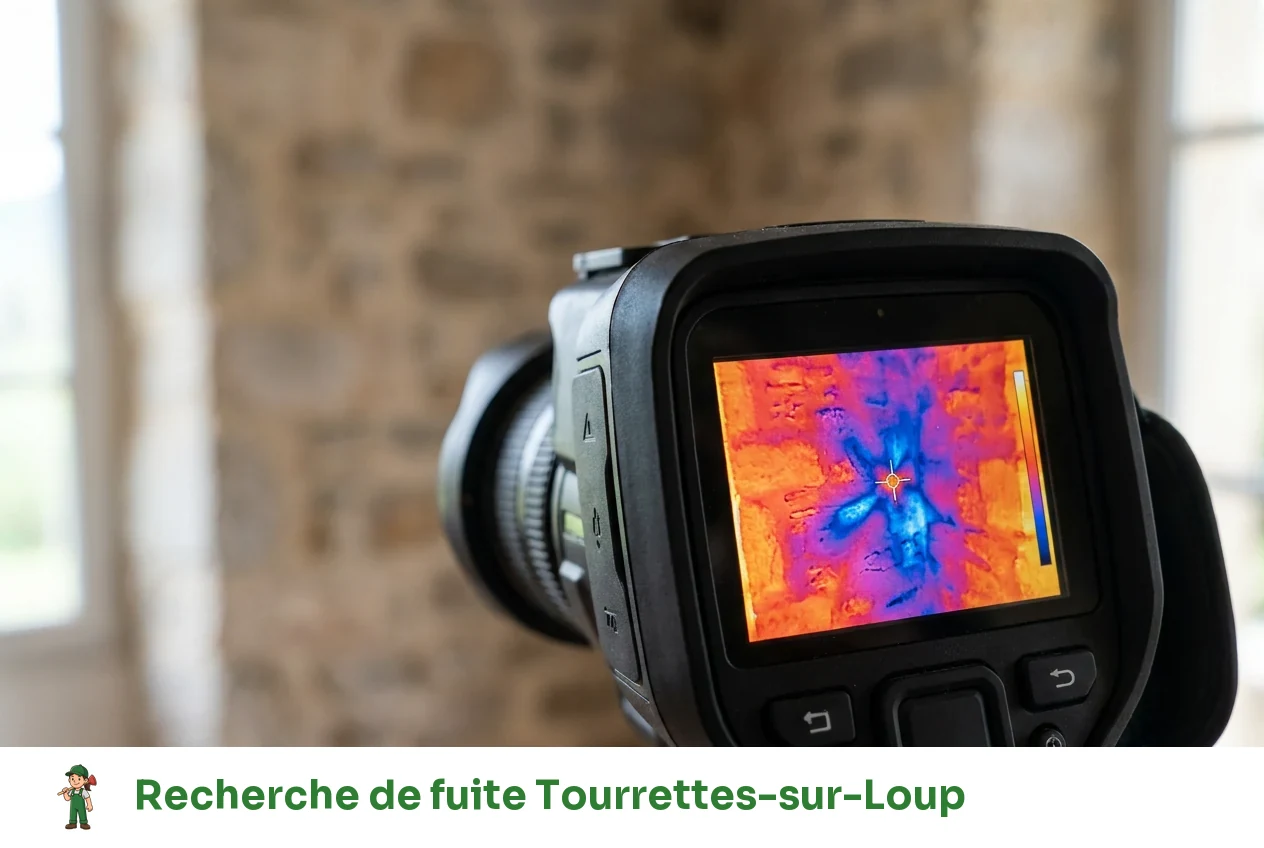 Recherche de fuite à Tourrettes-sur-Loup