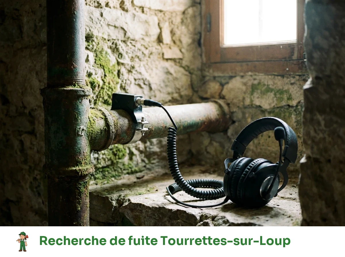 Recherche de fuite à Tourrettes-sur-Loup