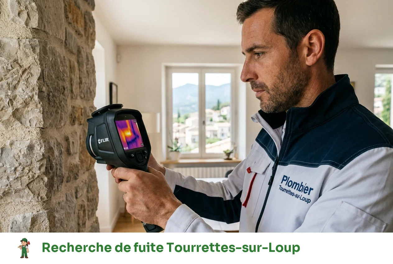 Recherche de fuite à Tourrettes-sur-Loup