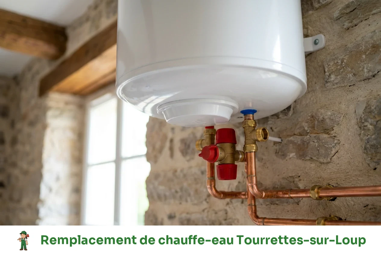 Remplacement de chauffe-eau à Tourrettes-sur-Loup