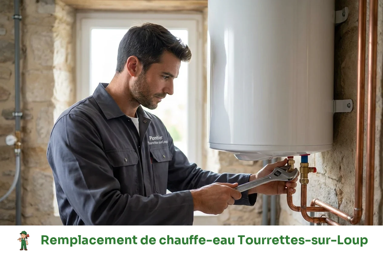 Remplacement de chauffe-eau à Tourrettes-sur-Loup