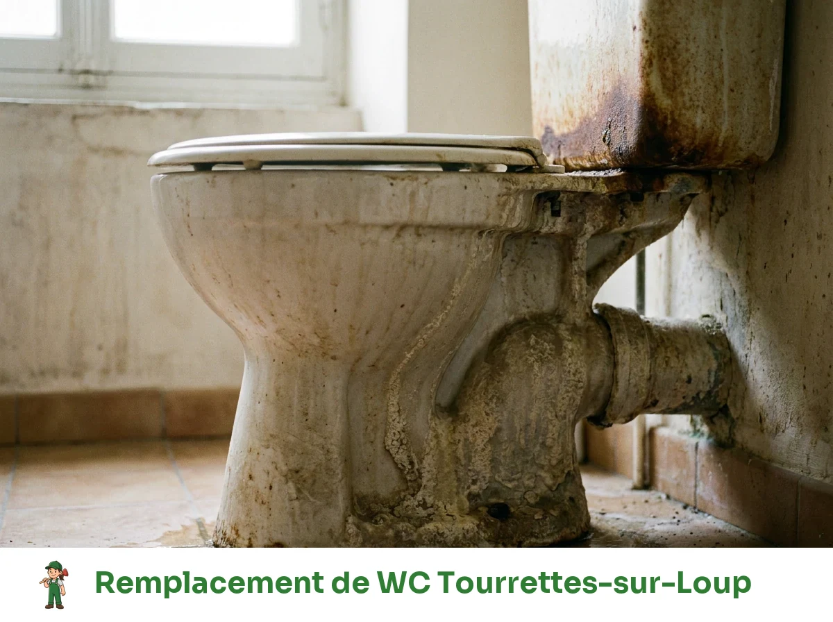 Remplacement de WC à Tourrettes-sur-Loup