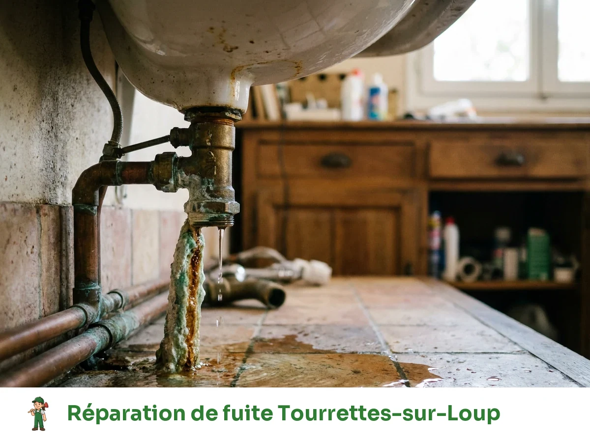 Réparation de fuite à Tourrettes-sur-Loup