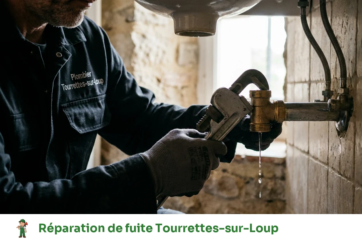 Réparation de fuite à Tourrettes-sur-Loup